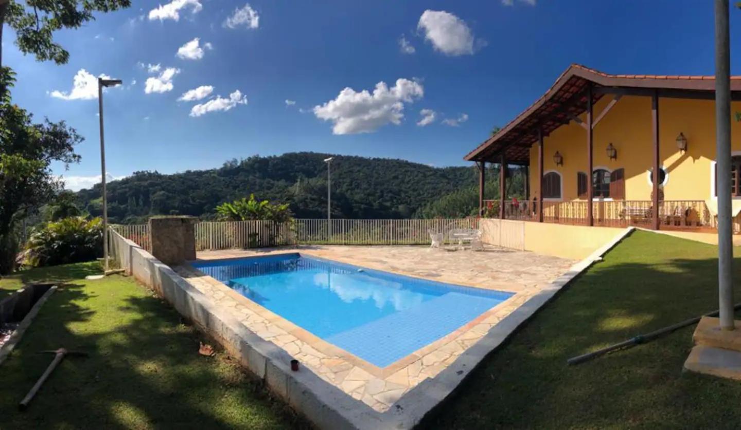 Recanto Atibaia Piscina, Area Gourmet E Vista Incrivel! Dış mekan fotoğraf